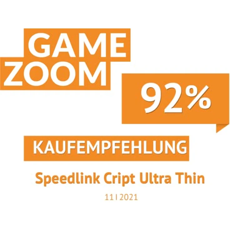 Speedlink - CRIPT Ultra Thin Gaming Mousepad - Ultraflaches Gamer Mauspad für PC - Computer, Pro-Gamer-Form, Non-Slip-Unterseite,Maus Pad Maße: 380 x 280 x 0,8mm, schwarz – Bild 5