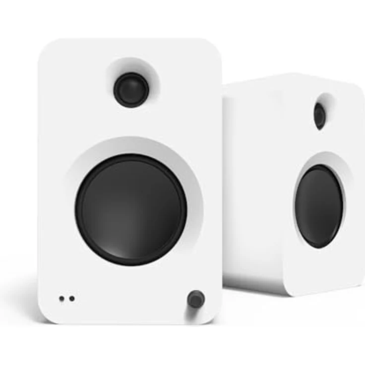 Kanto Ren 200W Powered Speaker System with HDMI ARC Input for TV & Home Theater | USB-C and Bluetooth 5.3 | High/Low Pass Filter | Pair | Matte White – Bild 1