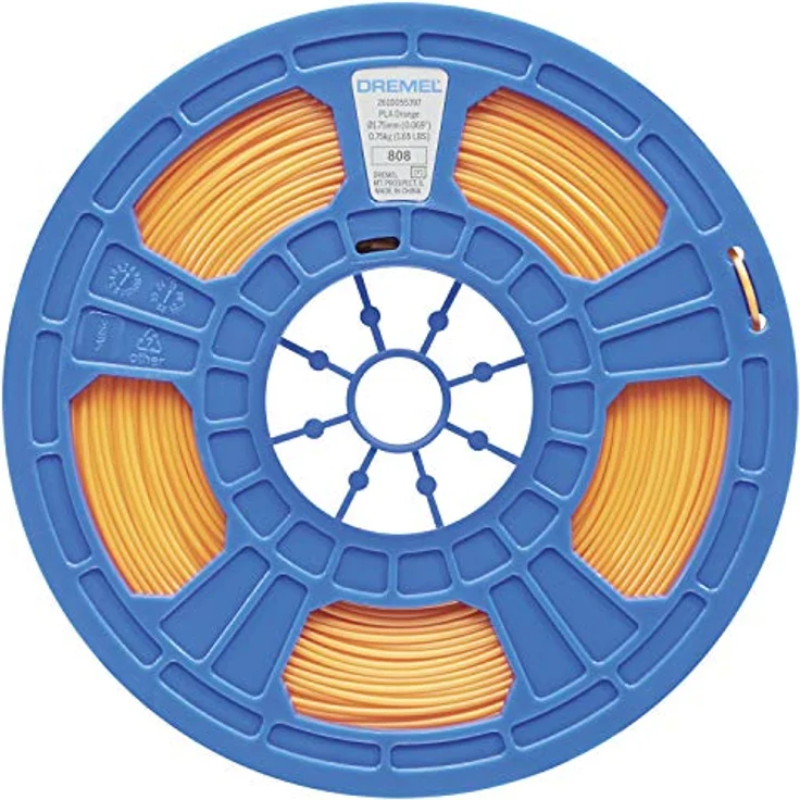 DREMEL DIGILAB 3D Filament PLA 1,75mm, Orange, 0,75kg – Bild 1