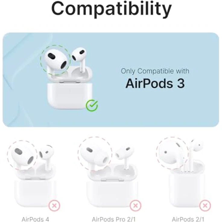 Catalyst Cataylst Vibe AirPods 3rdGen Cse Blk, Kopfhörertasche + Schutzhülle, Schwarz – Bild 2