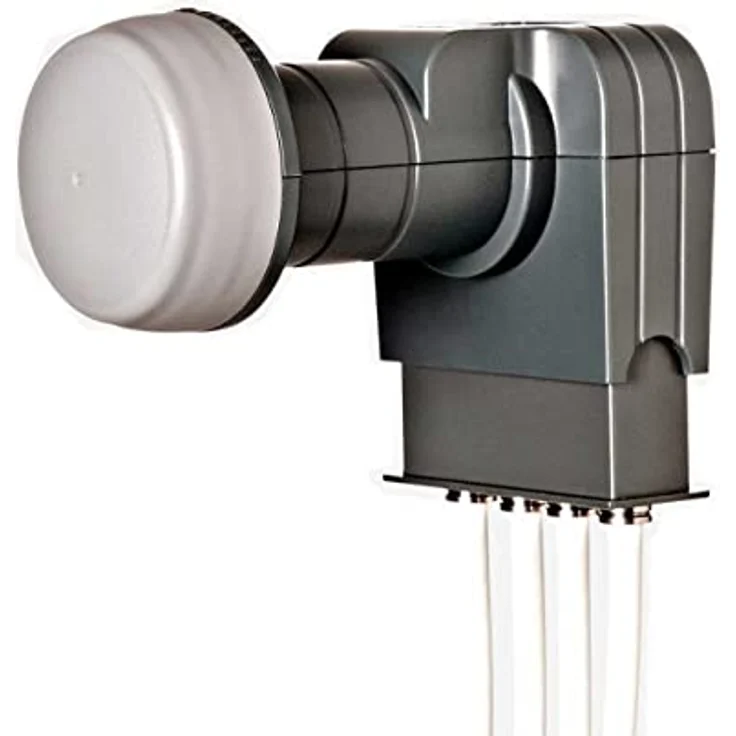 Fuba DAA 850 B, Aluminium Satellitenschüssel in Braun, 85x85 cm mit PremiumX Multischalter 5/8 und Quattro LNB für 8 Teilnehmer – Bild 5