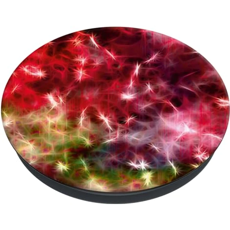 PopSockets PopGrip Fingerhalter Basic Lightshow, Ausziehbare Halterung für Smartphones und Tablets, Kompatibel mit kabelloser Aufladung, Stabilisator und Stativfunktion – Bild 3