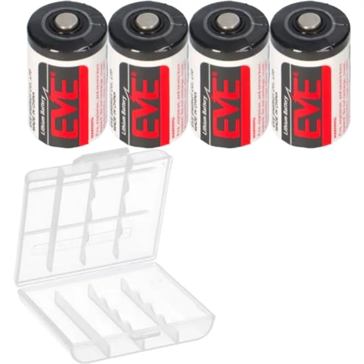 4x EVE Lithium 3,6V Batterie ER14250 1-2 AA ER 14250 + Box
