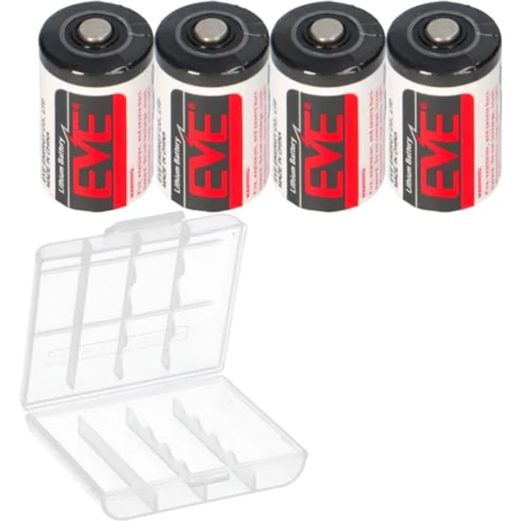4x EVE Lithium 3,6V Batterie ER14250 1-2 AA ER 14250 + Box – Bild 1