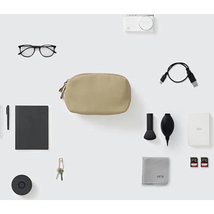 Urth Zeolite Tech Organiser, vielseitige Kameratasche mit durchdachter Innenaufteilung, beige – Bild 7