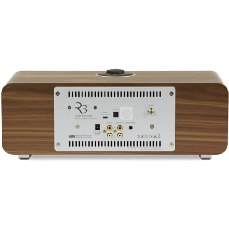 Ruark Audio R3S, Kompaktes Funksystem mit High-Fidelity-Stereo-Sound, WLAN Streaming und Walnuss-Finish – Bild 2