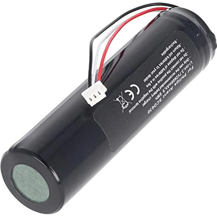 AccuCell Akku kompatibel mit Philips Avent SCD630, Li-ion, 3,7V, 2600mAh, 9,6Wh, Abmessungen 18x68mm – Bild 4