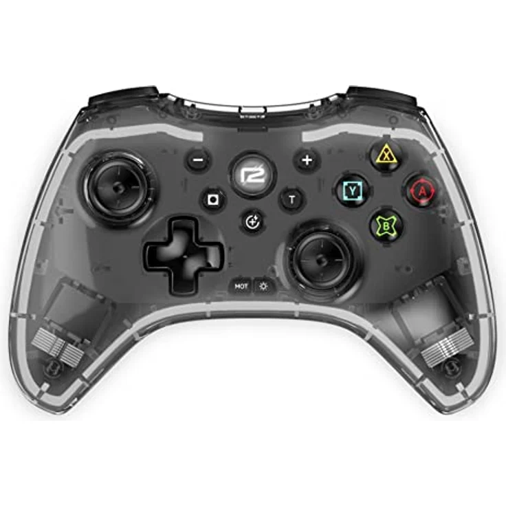 READY 2 GAMING Pro Pad X LED Edition, Transparent/Rot, Bluetooth® 5.0 Controller für Nintendo Switch, Switch Lite, PlayStation 3 mit LED-Leuchten und 10 Stunden Spielzeit – Bild 2