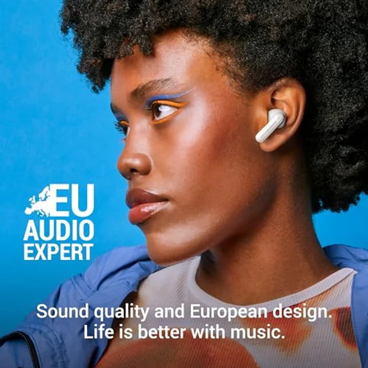Energy Sistem Serenity ANC, True Wireless Earphones mit aktiver Geräuschunterdrückung und integriertem Mikrofon, kabellos, Weiß – Bild 7