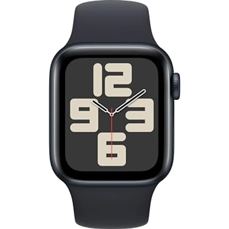 Apple Watch SE GPS + Cellular (2. Generation), 40 mm Aluminiumgehäuse Mitternacht, Sportarmband Mitternacht, S/M – Bild 2