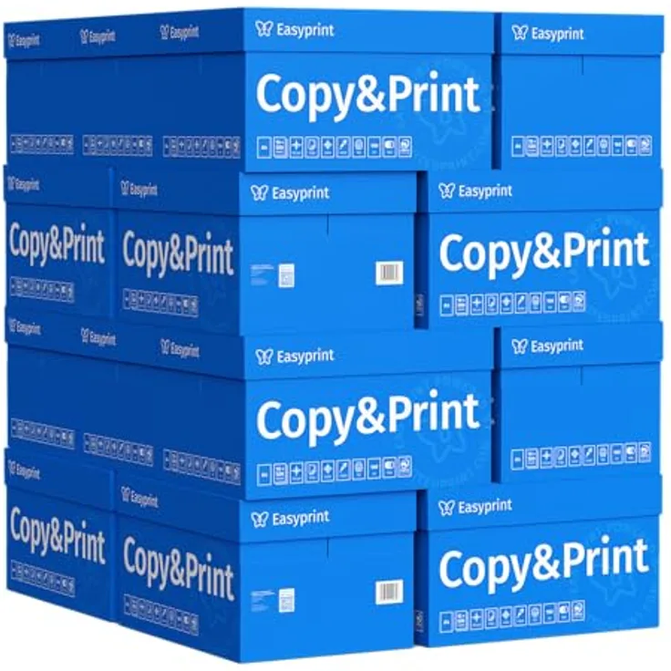 Easyprint Druckerpapier Kopierpapier 100000 Blatt A4 Premium Hochweiß CIE 160 PEFC Umweltzertifikat