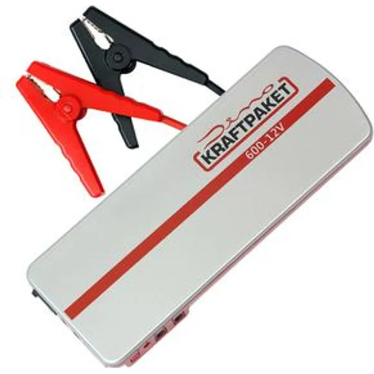 Dino-Kraftpaket Starthilfe-Powerbank 136102, 12V, 600A Spitzenstrom, Kapazität 18000mAh