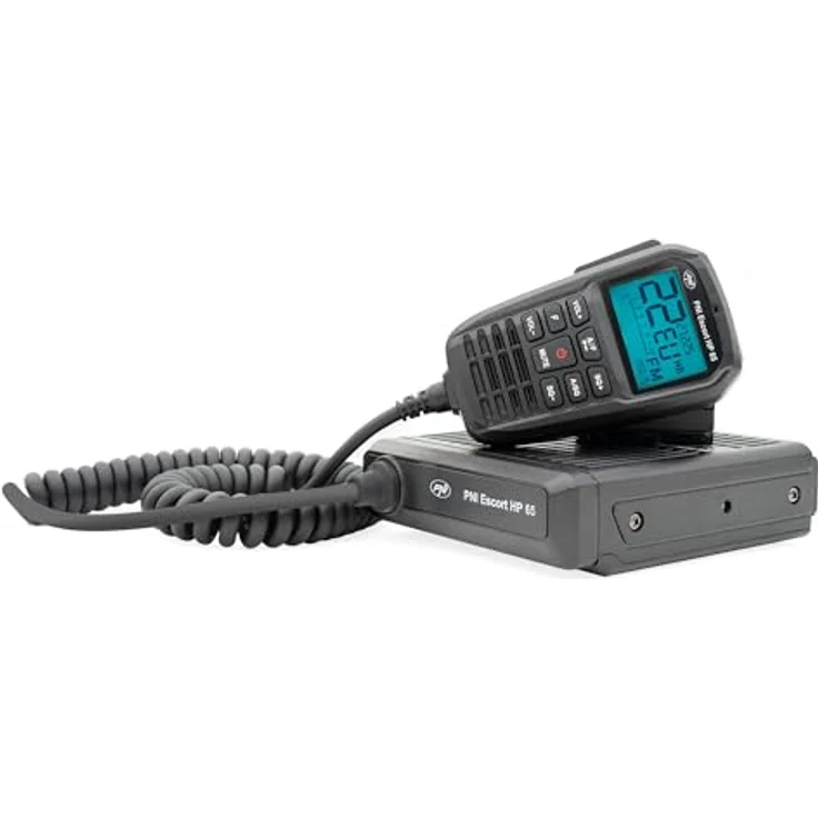 PNI Escort HP 65 ASQ, CB-Radiosender mit Noise Blanker, ASQ und einstellbarem SQ, 12 V - 24 V, Multinorm – Bild 3