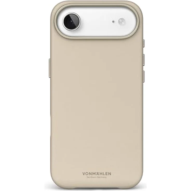 VONMÄHLEN Like Leather Case für iPhone 17 Air, vegane Lederhülle mit MagSafe-Kompatibilität und nachhaltigen Materialien - Cream – Bild 1