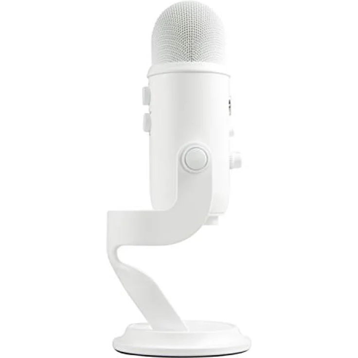 Blue Yeti USB-Mikrofon für Aufnahme und Streaming auf PC und Mac, verstellbares Stativ, Plug und Play - Weiß – Bild 9