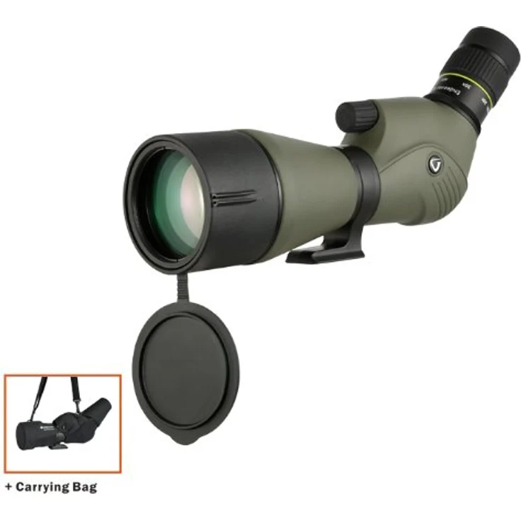 Vanguard Endeavor XF 80A Spektiv (80mm, 20-60 Zoom) grün-schwarz, 45° Schrägeinblick – Bild 2