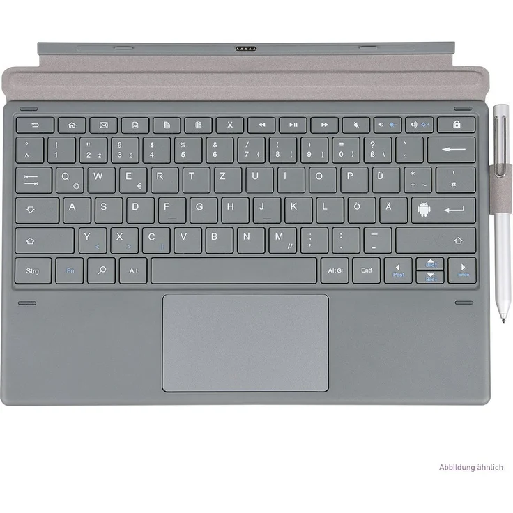 Terra Type Cover Pad 1200 [Be], Ersatz-Tastatur mit A123 Layout, schwarz