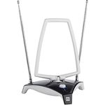 One for All for All – 3G/4G/5G-blockfilter - DVB-T2 Zimmerantenne Digital-TV in Full HD Drehbar und kippbar 0 bis 15 km Reichweite Weiss SV9360-5G, bunt