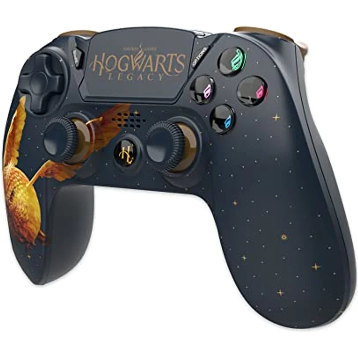 Trade Invaders Harry Potter Controller PS4, kabellos, Klinkenstecker, Hogwarts Legacy Vivet, goldfarben – Bild 3
