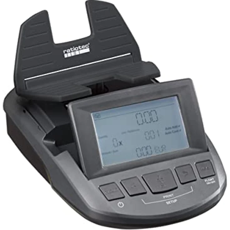 ratiotec Geldwaage RS 1000, Geldzählmaschine mit Auto-Continue-Funktion und USB-Schnittstelle, 1 St. – Bild 2