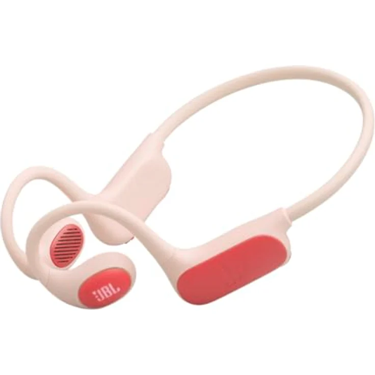 JBL Junior Free, Open-ear Bluetooth Kopfhörer mit Lautstärkebegrenzung, bis zu 10 Stunden Akkulaufzeit, Pfirsich – Bild 5
