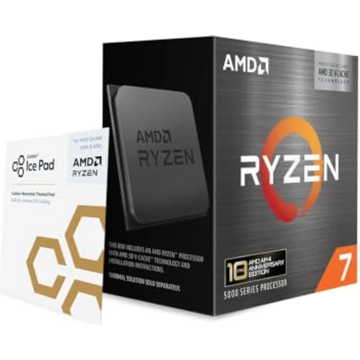 AMD Ryzen 7 5800X3D, 8-Kern Prozessor mit 3,4 GHz Grundfrequenz, Sockel AM4, 96 MB L3 Cache, 7 nm Technologie – Bild 3