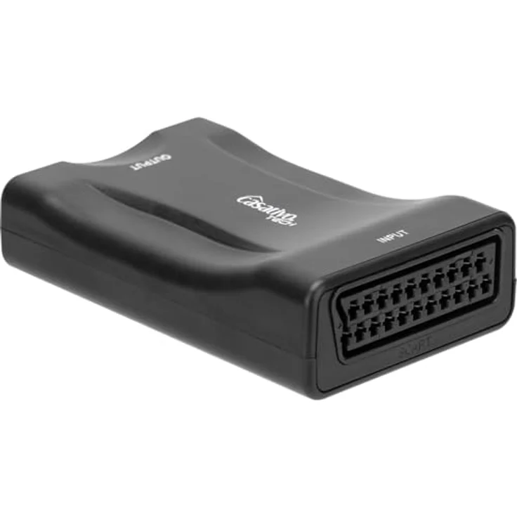Casativo Scart-zu-HDMI-Konverter/Adapter, 720p/1080p hochauflösende Signalumwandlung, Plug & Play, ideal für ältere Geräte an moderne TVs anschließen – Bild 3