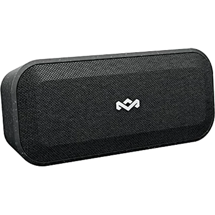 House of Marley No Bounds XL Bluetooth Lautsprecher, wasserdicht, staubdicht & sturzsicher IP67, schwimmfähig, 16 Stunden Akku, Karabiner, Schnellladung, sehr robust, Dual-Pairing, Mikrofon, black – Bild 2