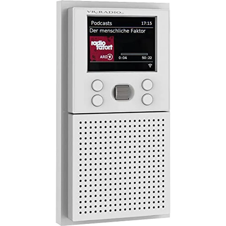 VR-Radio Unterputzradio: Unterputz-WLAN-Internetradio mit Bluetooth & Farbdisplay, DSP, App, 8W (Unterputz Radio WLAN und Bluetooth, Unterputzradio WLAN, Steckdose Schalter) – Bild 3