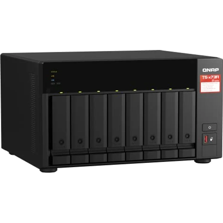 NAS + Switch Bundle QNAP TS-873A + QSW-1105-5T | Upgrade to 2,5GbE Networking, 8-Bay 3,5"/2,5"-inch SATA, AMD Ryzen CPU – Bild 2