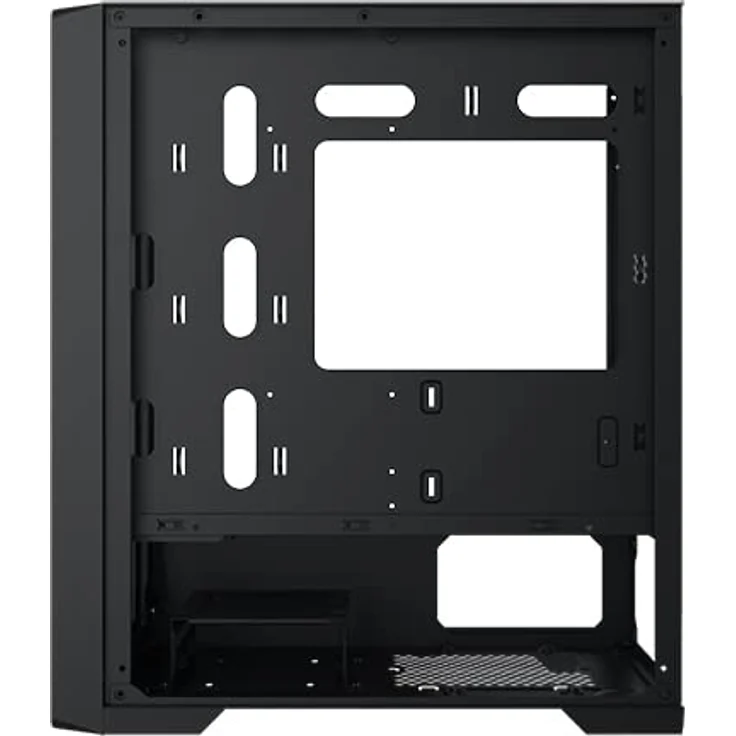 Xigmatek Lux M PC-Gehäuse Mini Tower Micro-ATX, Schwarz – Bild 4