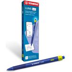 STABILO LUNIS ink, Ergonomischer Kugelschreiber mit Handschrifterkennung und Bluetooth, blau