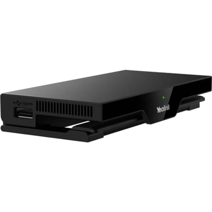 Yealink RoomCast E2, kabelloses Präsentationssystem, 4K Auflösung 3840 x 2160, Schwarz, unterstützt Yealink Pod, Miracast, AirPlay, Wi-Fi 6