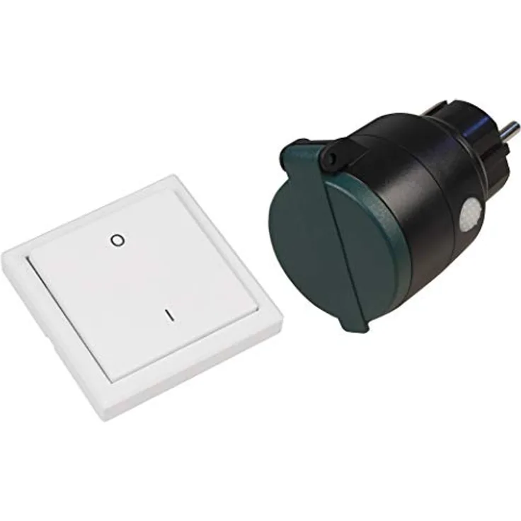 Funk-Schalter Set McPower ''Comfort'' Outdoor-Steckdose + Schalter, max. 3000W