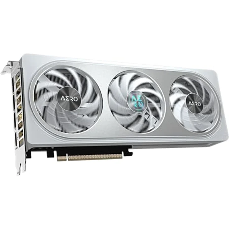 Gigabyte GeForce RTX 5060 Ti AERO OC 8G Grafikkarte – 8 GB GDDR7, 128 Bit, PCI-E 5.0, 2647 MHz, WINDFORCE Kühlsystem, RGB Beleuchtung, Dual BIOS – Bild 3