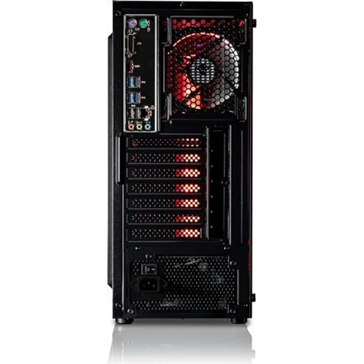 BEASTCOM EASTCOM Q3 Gaming-PC | AMD Ryzen 3 4 x 4,00 GHz | 4K Vega 8 Grafik | 8 GB RAM | 256 GB SSD | LED-Display 24 Zoll + Tastatur + Maus + Mauspad | HDMI | WiFi | Win 11 Pro | RGB, leise | 16,78 Mio. Farben, 75 Hz – Bild 4