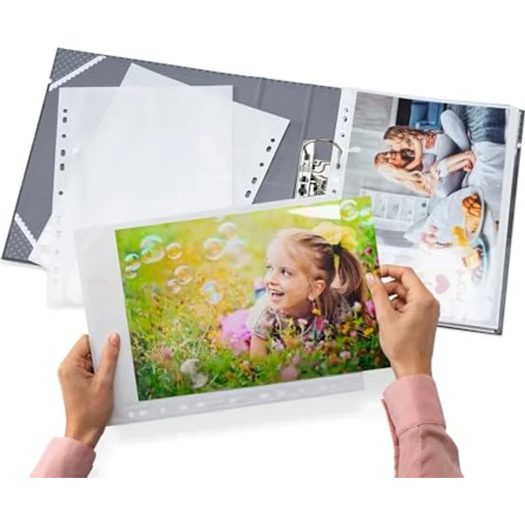 HERMA Fotophan Fotoalbum, 20x30 cm, 10 Blatt, transparent – Bild 5