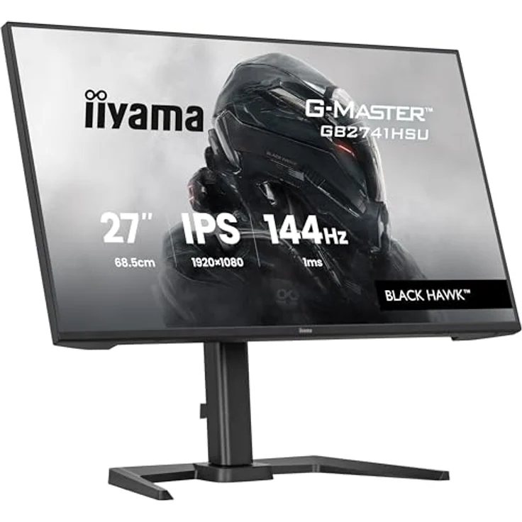 iiyama GB2741HSU-B1-27, 27 Zoll IPS Monitor, Full HD 1920x1080, 144Hz, 1 HDMI, 1 DisplayPort – Bild 1