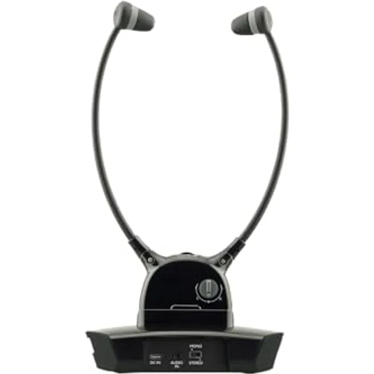 CGV Dolfin Onyx, Kabellose Kopfhörer mit 8 h Akkulaufzeit und Wireless Charging, Schwarz – Bild 2