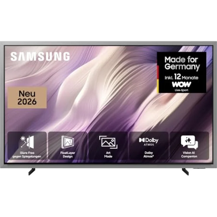 Samsung GQ83S99HAEXZG, 83" OLED 4K Smart-TV mit NVIDIA G-SYNC, Dolby Atmos und Vision AI, Grau – Bild 1