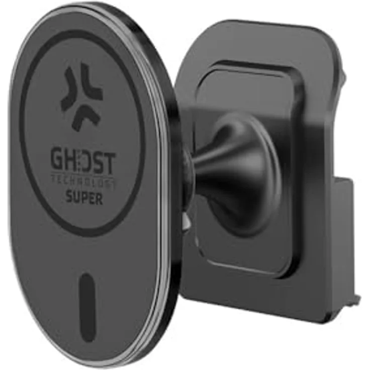 Celly Ghost Magsafe Smartphone Halter für Tesla, 360° drehbare Halterung, Schwarz