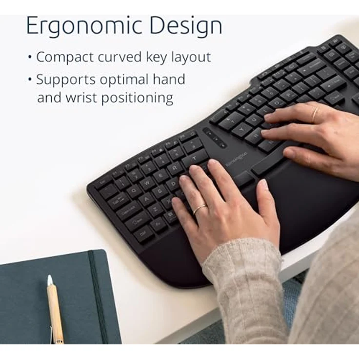 Kensington KB675 EQ TKL Ergo Keyboard, Spanisch – Bild 2