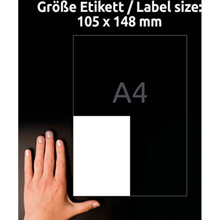 Zweckform 3483-200 Avery Etiketten 105x148mm weiß – Bild 4