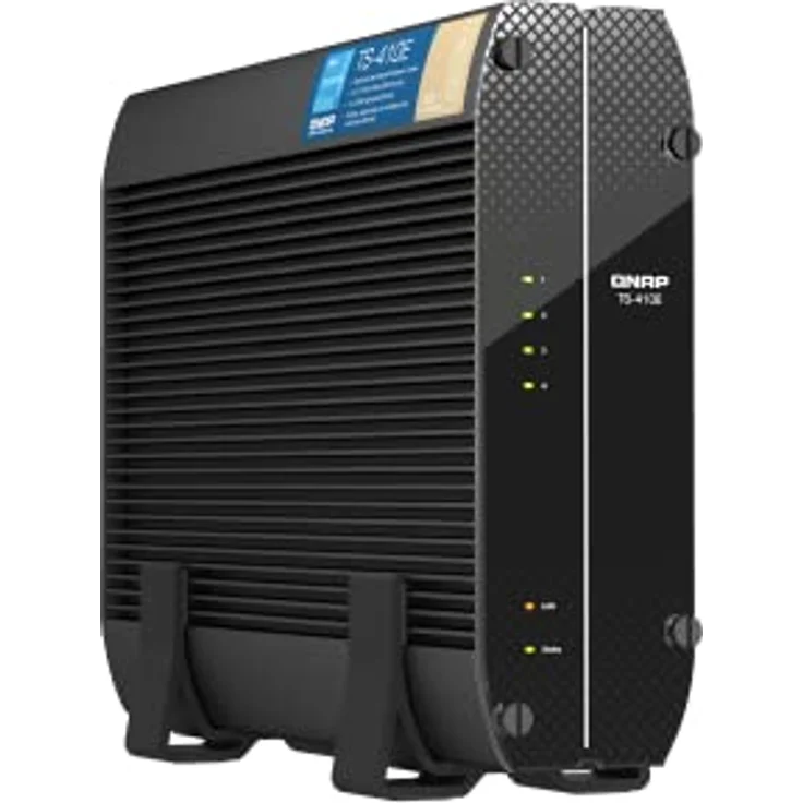 Qnap TS-410E NAS Tower Eingebauter Ethernet-Anschluss Schwarz J6412, TS-410E-8G – Bild 3