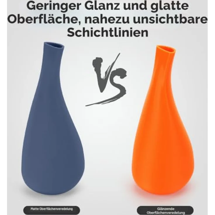3DHoJor Matte PLA Filament Dunkelgrau, 1KG 1.75mm, hohe Zähigkeit und verbesserte Haftung, vakuumversiegelt – Bild 3