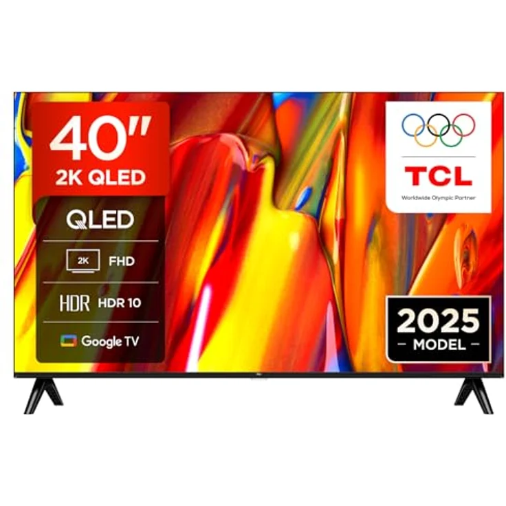 TCL QLED 40V5C, 100 cm Full HD Smart TV mit Google TV und Multimedia-Funktionen – Bild 1