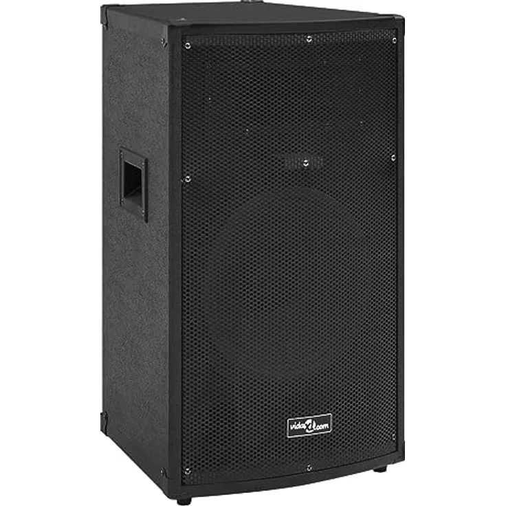 vidaXL Professioneller HiFi-Bühnen-Lautsprecher Passiv 1000 W Schwarz