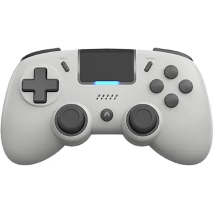Retro Fighters Mantis Mini Bluetooth Controller, kabelloser Gaming Controller für PS4 und PC, Hall-Effekt-Technologie, Grau