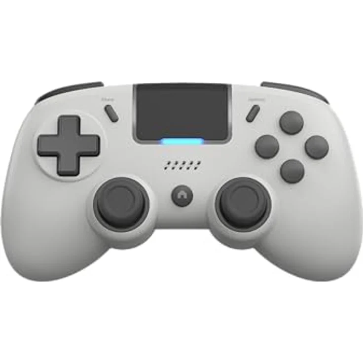 Retro Fighters Mantis Mini Bluetooth Controller, kabelloser Gaming Controller für PS4 und PC, Hall-Effekt-Technologie, Grau – Bild 1