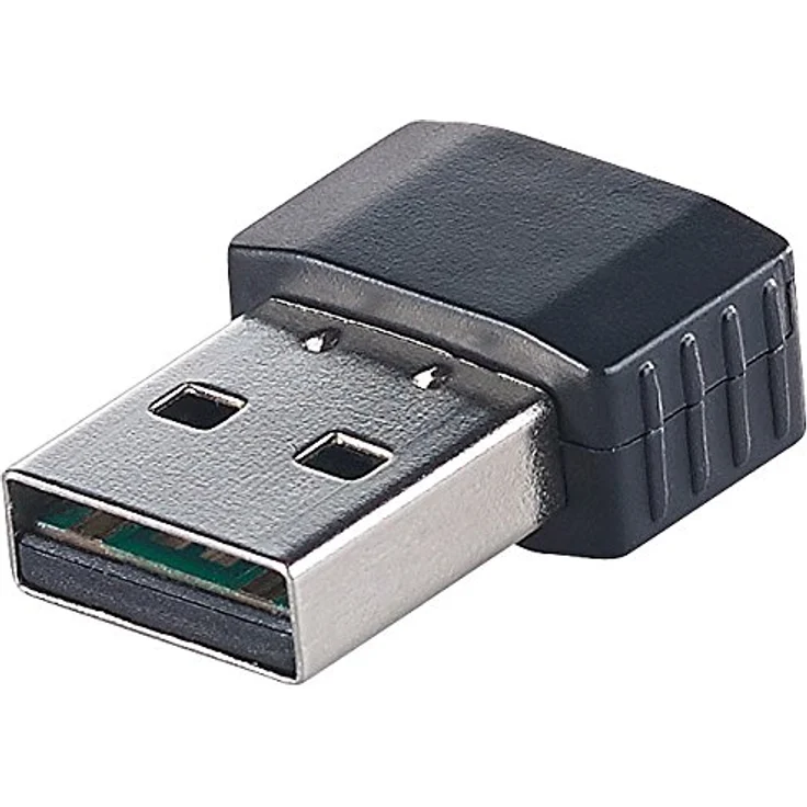 auvisio WLAN Stick EZM-210 (ZX-5076-675), Nano-Dual-Band Dongle mit 600 Mbit/s, USB 2.0, kompatibel mit Windows und macOS – Bild 1